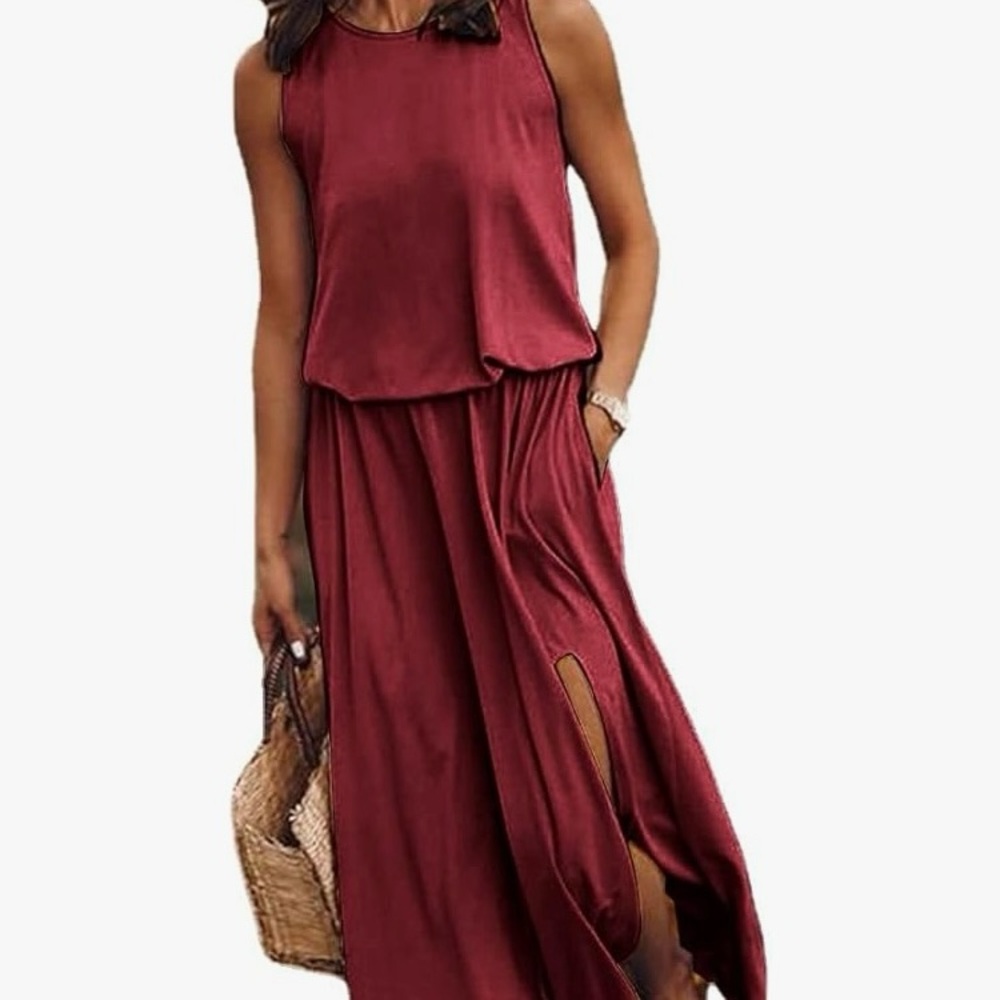 Casual, loose maxi sundress (Large)